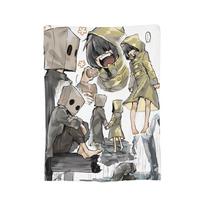 Little Nightmares Siaubo Antklodės Užvalkalas Vaizdo Žaidimų Pliušinis Mėtomasis Antklodė Vasaros Oro Kondicionavimo Spausdintas Minkštas Šiltas Lovos Užtiesalas, 75cmx90cm
