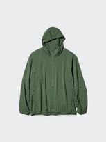 Uniqlo Kišeninė Stalo UV Apsaugos Striukė 57 OLIVE/MEN S gray