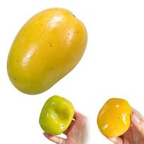 Mango Asmr Stress Ball Squishy Fidget Toy Anti Stress Squeeze Balls Round Block Bead Filled Sensory Toy For Adults Adhd yellow