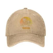 Cancun Mexico Sunset Palm Beach Unisex Baseball Cap Adjustable Hat Sandwich Cap Hip Hop Hats Trucker Dad Hats Adjustable