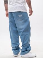 Lucky Dice LD Clothing Men's Baggy Jeans Blue/White L gray