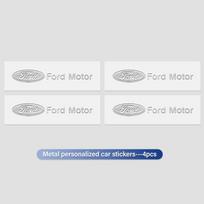 For Ford Car Metal Colourful Stickers Personalised Car Emblem Sticker Escort KA Flex Everest KA Expedition Falcon Fusion white
