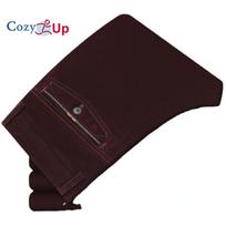 Cozy Up velvetinės kelnės Laisvos vidutinio amžiaus bėgikai Vidutinio amžiaus vyriškos laisvalaikio kelnės Velvetas 29 raudona