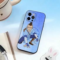 Avatar The Last Airbender  Phone Case Silicone Soft For IPhone 17 16 15 14 13 12 11 X XR Plus Pro Max Plus iPhone13 blue