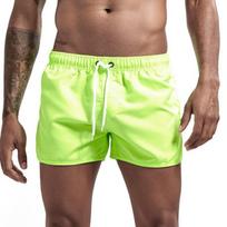Mens Quick-Dry Beach Shorts Boardshorts Surfing Swimming Casual Wear 4XL fluorescencinė žalia spalva