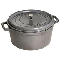 Staub Cast iron pot round  - Graphite, 12.6 ltr | 40510-308-0 | 3272341034182