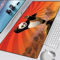 K-Kung Fu Panda Pelės Padas Guminis Kilimėlis Nešiojamam Kompiuteriui Xxl Pelės Padas Nešiojamam Kompiuteriui Žaidėjui Kompiuterio Stalas Žaidimų Aksesuarai 600x300x3mm