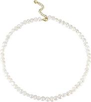 Natūralus barokinis gėlavandenių perlų chokerio karoliai moterims, merginoms, dovana, populiarūs AA 5-6mm 8-9mm perlų papuošalai 39cm white