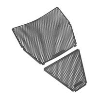2pcs Motorcycle Radiator Grille Protective Guard Replacement for DUCATI PANIGLE V4 2018 to 2020 white
