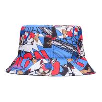 Jordan Dvipusis Madingas Spaudinys Poliesterio Žvejo Kepurė Unisex Kepurės Mėlyna Juoda IQ8202-412 L blue