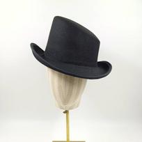 61 dydžio vyriška skrybėlė juoda fedora vestuvinė vyriška skrybėlė durby skrybėlė didelė aukšta veltinė skrybėlė moterims cilindras platus kraštas skrybėlė bombėja M 58CM black