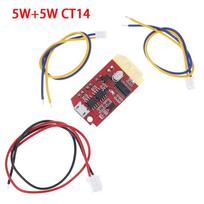5W+5W Ct14 Micro 4.2 stereo Bluetooth galios stiprintuvo modulis su įkrovimo prievadu One Size