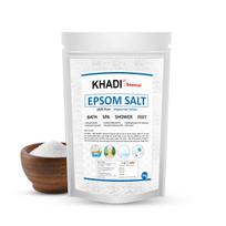 Khadi Omorose Epsom Bath Salt Crystal and Bath |1 Kg | For refreshing bath soak | Foot Spa | Relieves aches & pain white