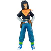 Anime Dragon Ball Z Android 17 18 Figure Android 18 Pvc Action Figures Collection Model Toys For Children Christmas Gifts blue