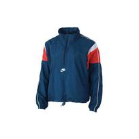 Nike Logo Woven Windbreaker Jacket With Breathable Lining Women Jackets Xeric-Blue CJ2362-432 L blue