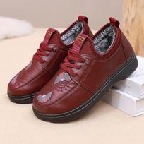 Moteriški šilti kailiu pamušti sniego batai dirbtinės odos vilnos pamušalu aukšti batai moterims lauko sportbačiai su slydimo padu 41 raudona