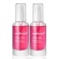 Medicube PDRN Kolageno Švytėjimo Želinis Serumas 30ml - Švytėjimo Stangrinamoji Priežiūra, Korėjietiškas 30ml(2pcs) white
