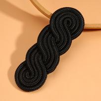 1pcs Chinese Frog Closure Knot Button Fastener for Cheongsam, Tang Suit Decoration, DIY Sewing Button brown