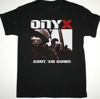 T-Shirt Onyx Hip Hop Band T-Shirt Black Short Sleeve All Sizes S to 5Xl S white