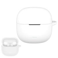 Silikoninis apsauginis dėklas REDMI Buds 8 Lite ausinėms, smūgiams atsparus dangtelis, suderinamas su belaidžiu įkrovimu, 1 vnt. E1Q9 balta