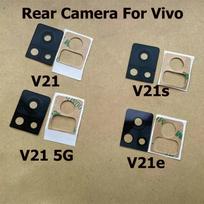 Back Rear Camera Glass Lens For Vivo V21 5G With Adhesive Sticker Camera Lens Replacement Parts For V21e V21s 4G V21 5G 1PCS
