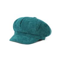 Velvetinė aštuonkampė kepurė kepurė moteriška retro newsboy kepurė Britiška dailininko kepurė karštas taškas literatūrinis stilius M（56-58cm） blue