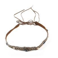 1PC Ethnic Style Women Men Cowboy Hat Band Replacement Adjustable Straw Hat Hoop Decoration Strap One Size įvairiaspalvis