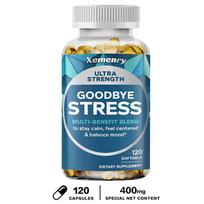 Xemenry Ultra Strength Ashwagandha Extract with GABA, L-Theanine & Lemon Balm Softgels 120ct — Multi-Benefit Daily Wellness Blend 120*1