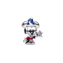 Pandora Disney Series Apprentice Mickey Charm Women Charm Multicolor 792954C01 Box gray