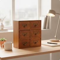 Desktop Organizer with Drawers Vintage Tabletop Chest of Rustic Cabinet for white