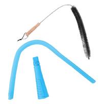 Universal Vacuum Attachment Kits Cleans Dryer Vents Washer Drains Appliance Crevices Prevents Dangerous Blockages blue