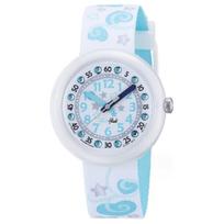 Swatch Vaikams Flik Flak Feifei serijos 36mm baltas laikrodis FTNP005-STD FTNP005-STD White Dial white