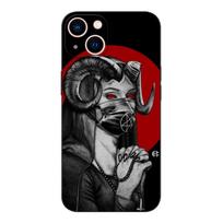 Black Tpu Case For Vivo Y21 Y51A 2021 Y21S Y33S Y51 2020 Y51S Y53s 4G Y72 5G Back Cover satanic skull Vivo Y53s 4G