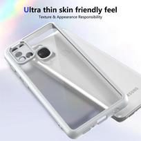 Prabangus skaidrus dėklas, skirtas Samsung Galaxy A21s A31 A51 A71 M31 M51, minkštas buferis, apsauga kamerai, skaidrus kietas PC silikoninis galinis dangtelis for Samsung M51 gray