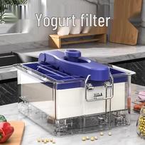 Tofu Yogurt Filter & Draining Press - Kitchen Tool for DIY Home Use 1 kg Yogurt Filter blue