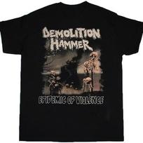 Demolition Hammer Epidemic of Violence Cotton  SB258 Unisex T-Shirt L gray