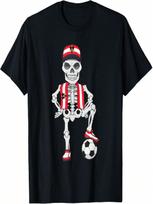 Austria Soccer Skeleton Fan Team Gift T-Shirt 4XL įvairiaspalvis