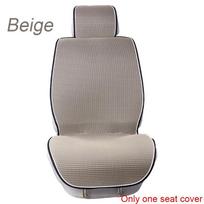 O SHI CAR Universali kvėpuojanti tinklinė automobilio sėdynės užvalkalų vasaros vėdinama automobilio pagalvėlė Automobilio interjero sėdynės apsauga 1 Front Seat Beige