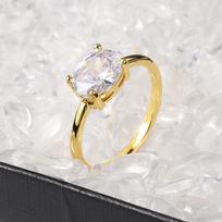 ZHOUYANG Wedding Rings For Women Simple Multicolor Oval Zircon Light Gold Bride Jewelry Friendship Gift R865 9
