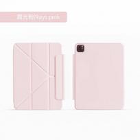 Magnetic Folio Case IPad Pro 11 10th Gen With Stand Auto Sleep/Wake Shockproof Leather Cover In 6 Colors iPad Pro 2024-2025 11 vyšnių žiedų rožinė spalva