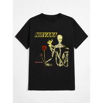 **Nirvana “Incesticide” Album Men’s Slim Fit T-Shirt – Medium, Celery** 2XL beige