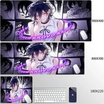 XXL Chainsaw Man Reze Makima Mouse Pad Anime Gamer Gaming PC Accessories Mouse pad Large Keyboard Computer HD Printing Desk Mat 30cmx60cm gray