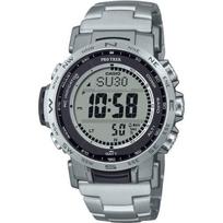 Casio Pro Trek PRW-35 Luminous LCD Ti Band PRW-35TLD-7JF Wrist Watch for Men