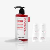 [medicube] Hypochlorous Acid Body Peeling Shot 280ml 1 Body Peel Shot (+ 2 Mini Body Washes) white
