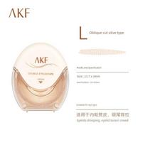 AKF Super Invisible Beauty Olive Double Eyelid Stickers (Rolled) Beveled Olive L 120 Stickers white