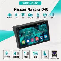2Din Android Car-Play Car Radio,Nissan Navara D40 2005-2010,Multimedia Player Head Unit Stereo GPS Navigation BT WIFI,1+16GB 1+16GB juoda