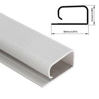 40cm/15,75 colio stalviršio kabelių valdymo dėklas PVC maitinimo laidų slėpimo juosta Laido laikiklis Laido organizatorius Kabelių kanalas balta