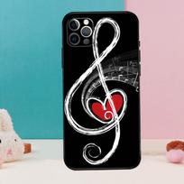 Muzikos natos simbolis Fortepijonas Telefono dėklas iPhone 17 Air 16 15 14 12 11 13 Pro Max 12 13 mini 15 16 Plus 16e Dangtelis Coque iPhone 15