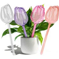 4 vnt. savaime laistantys rutuliukai augalams Tulpė Savaime laistantys rutuliukai augalams Automatiniai augalų laistymo įrenginiai Plastikiniai laistymo rutuliukai 4pcs green