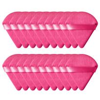 10/20Pcs Triangle Velvet Powder Puff Pizza Flours Mini Face Makeup sponge Cosmetics Washable Lightweight Makeup Tool